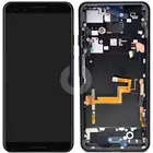 LCD Touchscreen (excl adhesive) - Black, Google Pixel 3