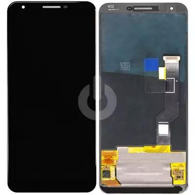 LCD Touchscreen (excl adhesive) - Black, Google Pixel 3A XL