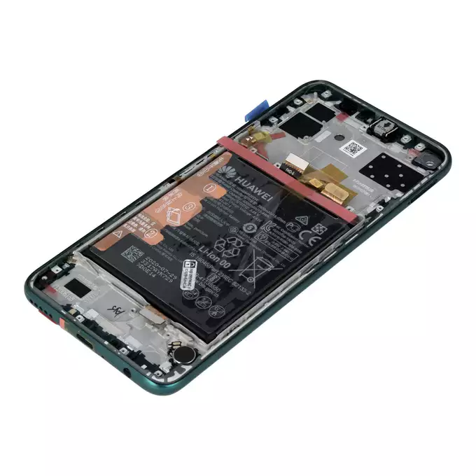 Wyświetlacz + bateria do Huawei P40 Lite 5G - zielony
