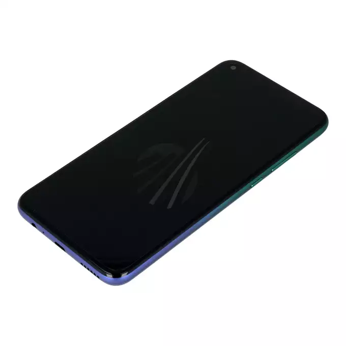 Wyświetlacz + bateria do Huawei P40 Lite E - niebieski