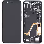 LCD Touchscreen with frame - Black, (Refurb) for model Google Pixel 4 XL