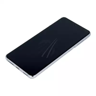 Wyświetlacz do Samsung Galaxy S21 SM-G991 (bez kamery) - biały