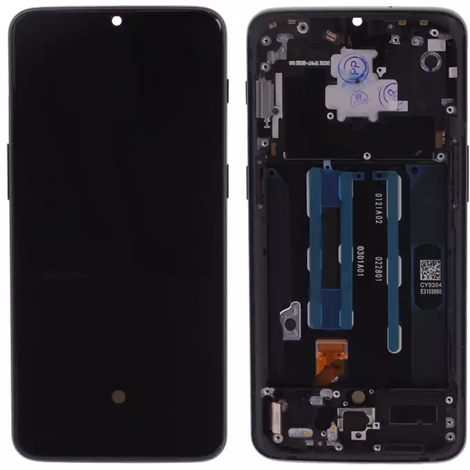 Wyświetlacz do OnePlus 6T (Refurbished) - mirror black