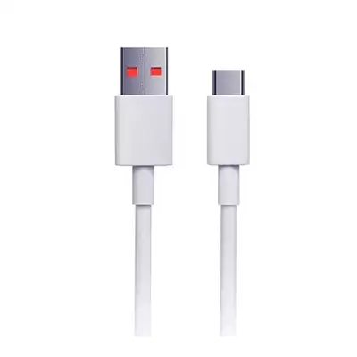 USB Data Cable  - Type C 5A White for models Xiaomi Mi 10/Mi11 Lite and others.