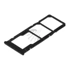 Szufladka karty SIM i SD do Samsung Galaxy M21 SM-M215 - czarna