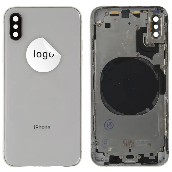 Klapka baterii do iPhone XS (Pulled) - srebrna