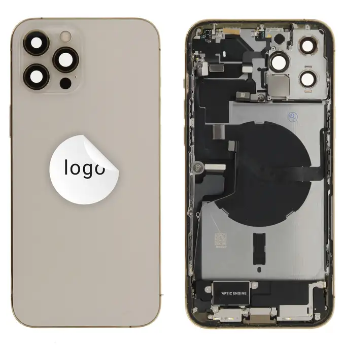 Klapka baterii do iPhone 12 Pro Max - złota (Pulled)
