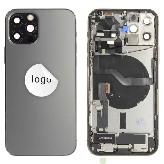 Klapka baterii do iPhone 12 Pro - szara (Pulled)