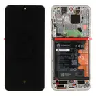 Wyświetlacz + bateria do Huawei Mate 50 - srebrny