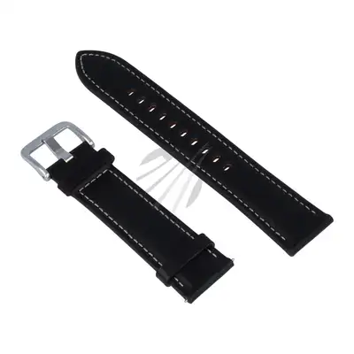 PASEK SAMSUNG WATCH 3 41mm |SM-R850| (S/M) SKÓRA CZARNY OEM