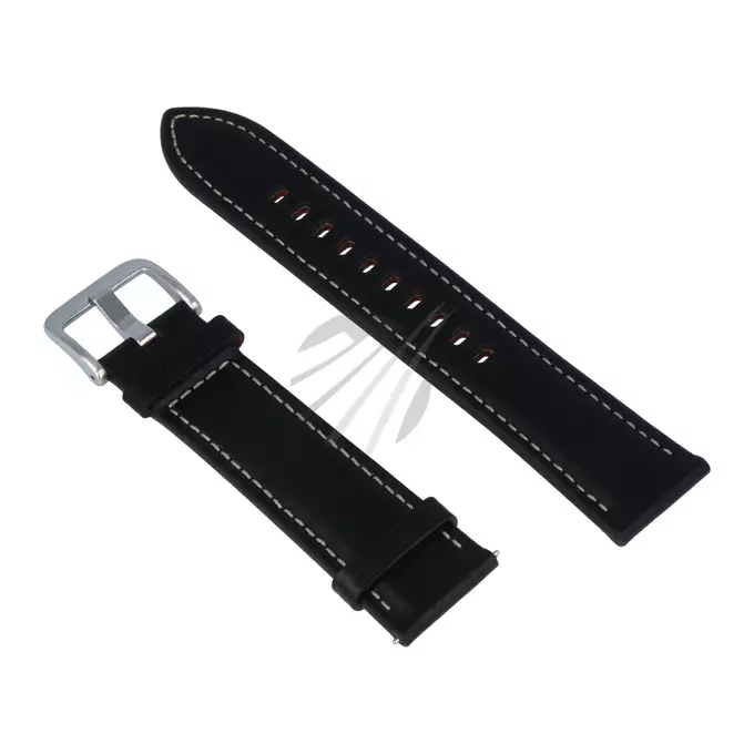 PASEK SAMSUNG WATCH 3 41mm |SM-R850| (S/M) SKÓRA CZARNY OEM