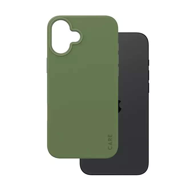 Etui CARE by PanzerGlass Fashion iPhone 16 Plus zielony MagSafe