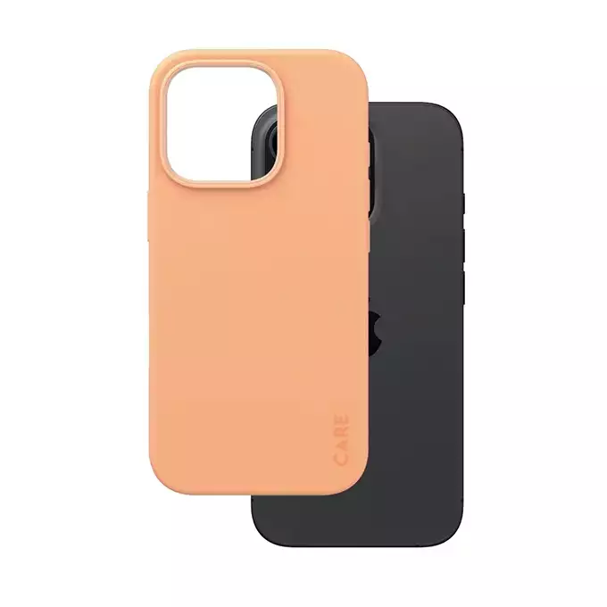Etui CARE by PanzerGlass Fashion iPhone 16 Pro brzoskwiniowy MagSafe