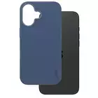 Etui CARE by PanzerGlass Fashion iPhone 16 niebieski MagSafe