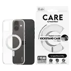 Etui CARE by PanzerGlass Feature Kickstand iPhone 16 Plus srebrny MagSafe