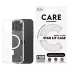 Etui CARE by PanzerGlass Flagship Star Lit iPhone 16 Pro Max biały MagSafe