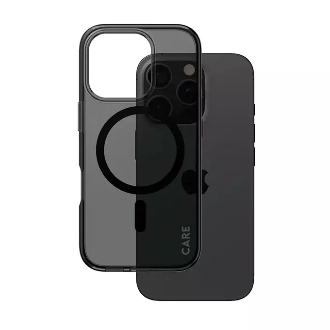 Etui CARE by PanzerGlass Flagship iPhone 16 Pro dymny MagSafe