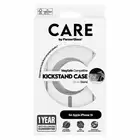 Etui CARE by PanzerGlass Kickstand iPhone 15 MagSafe srebrny
