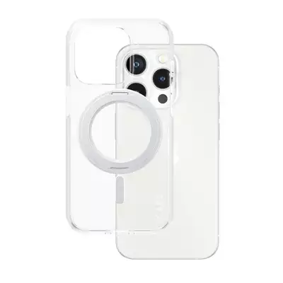 Etui CARE by PanzerGlass Kickstand iPhone 15 Pro MagSafe srebrny