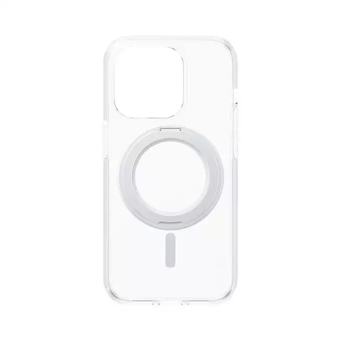 Etui CARE by PanzerGlass Kickstand iPhone 15 Pro MagSafe srebrny