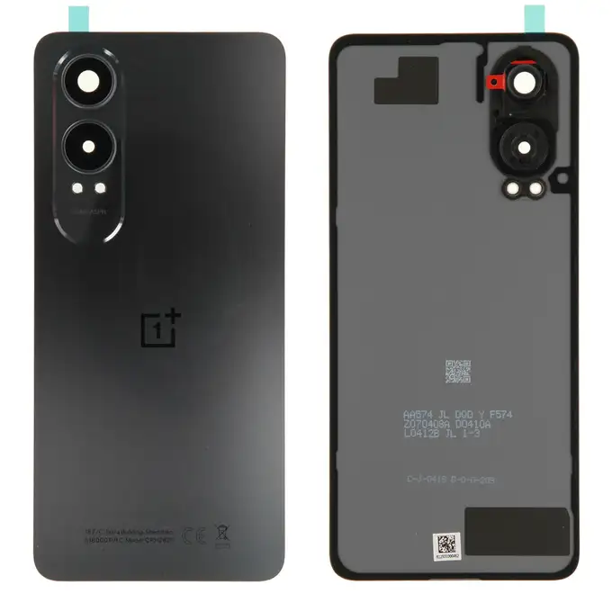 Klapka baterii - Czarna; OnePlus Nord CE Lite 4 5G