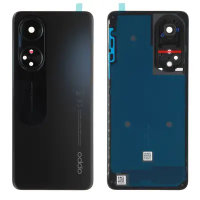 Klapka baterii - Czarna; Oppo A98 5G