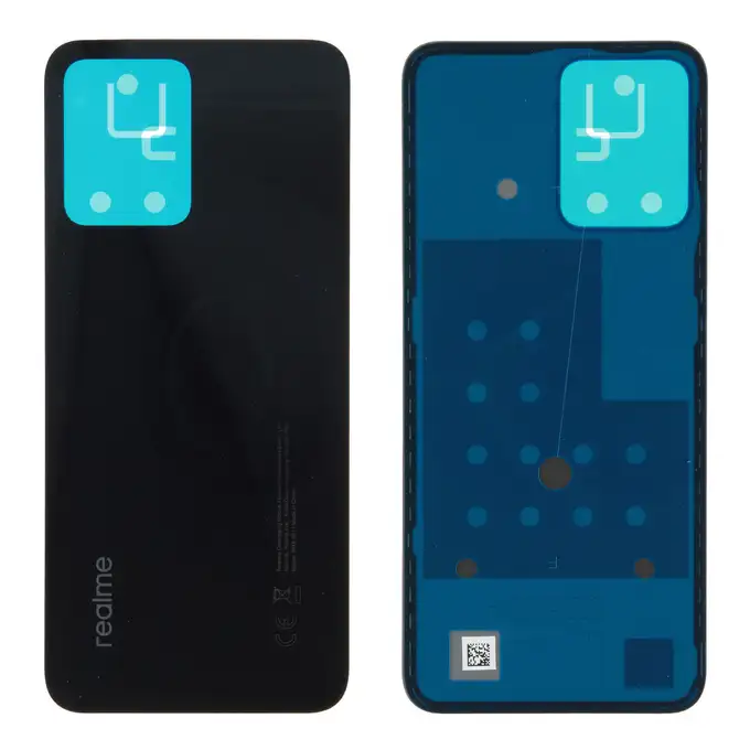 Klapka baterii - Czarna; Realme C35