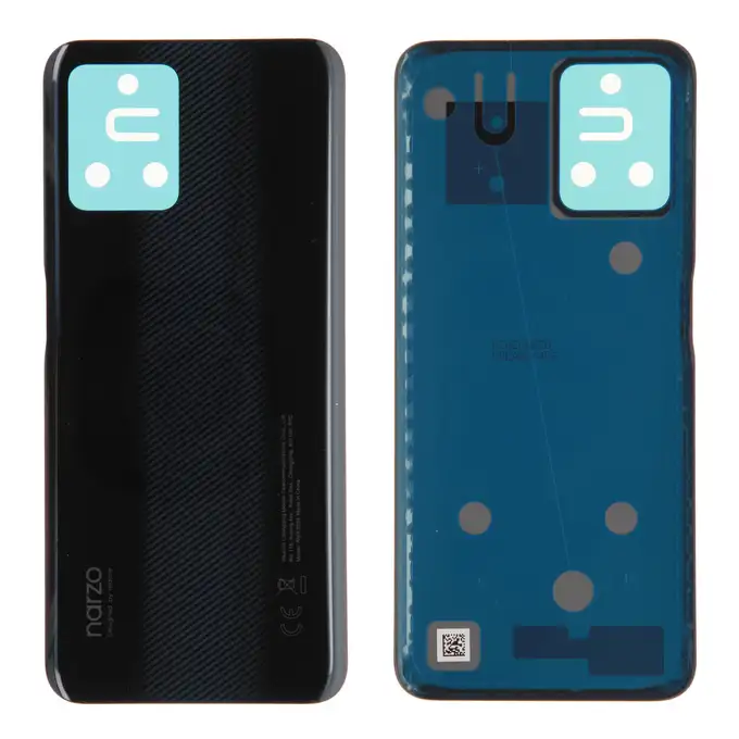 Klapka baterii - Czarna; Realme Narzo 50