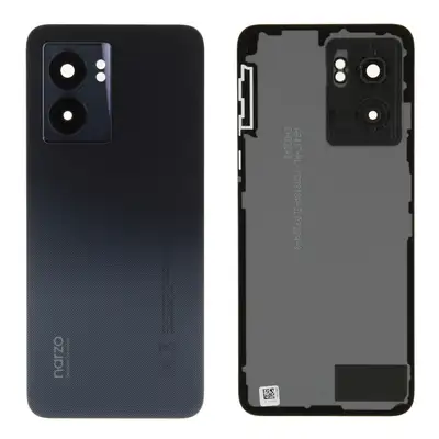 Klapka baterii - Czarna; Realme Narzo 50 5G