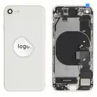 Klapka baterii (Pulled A) incl. small parts - Biała; do iPhone SE (2022)