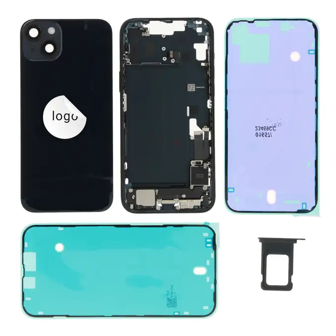 Klapka baterii (Pulled A) incl. small parts - Czarna; do iPhone 14 Plus