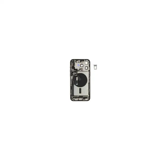 Klapka baterii (Pulled A) incl. small parts - Czarna; do iPhone 15 Pro Max
