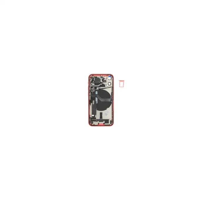Klapka baterii (Pulled A) incl. small parts - Czerwona; For iPhone 12 mini