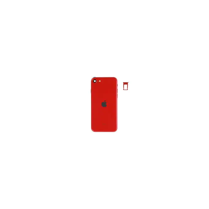 Klapka baterii (Pulled A) incl. small parts - Czerwona; do iPhone SE (2020)