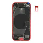 Klapka baterii (Pulled A) incl. small parts - Czerwona; do iPhone SE (2020)