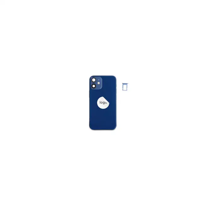 Klapka baterii (Pulled A) incl. small parts - Niebieska; For iPhone 12 mini