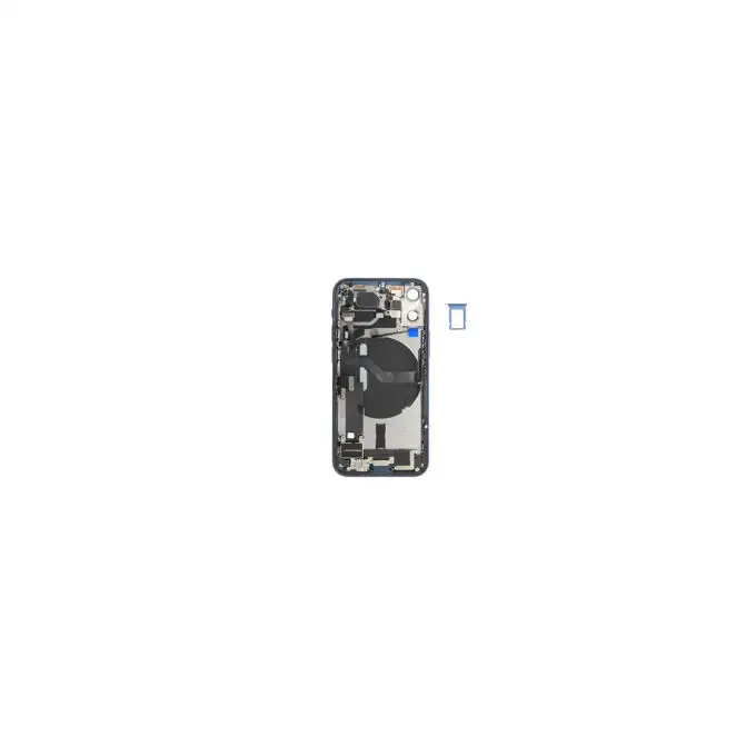 Klapka baterii (Pulled A) incl. small parts - Niebieska; For iPhone 12 mini