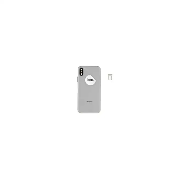 Klapka baterii (Pulled A) incl. small parts - Srebrna; do iPhone X