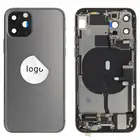 Klapka baterii (Pulled A) incl. small parts -  Szara; For iPhone 11 Pro
