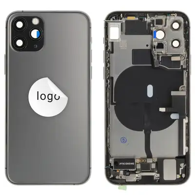 Klapka baterii (Pulled A) incl. small parts -  Szara; For iPhone 11 Pro