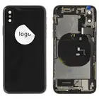 Klapka baterii (Pulled A) incl. small parts -  Szara; do iPhone X