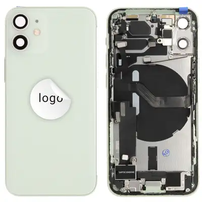Klapka baterii (Pulled A) incl. small parts - Zielona; For iPhone 12 mini