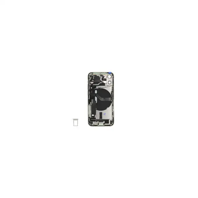Klapka baterii (Pulled A) incl. small parts - Zielona; For iPhone 12 mini