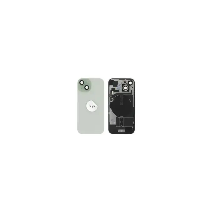 Klapka baterii (Pulled A) incl. small parts - Zielona; do iPhone 15