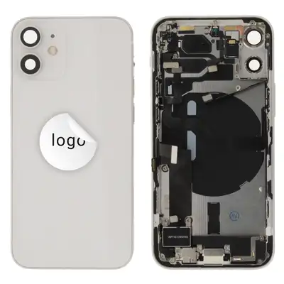 Klapka baterii (Pulled B) incl. small parts - Biała; For iPhone 12 mini