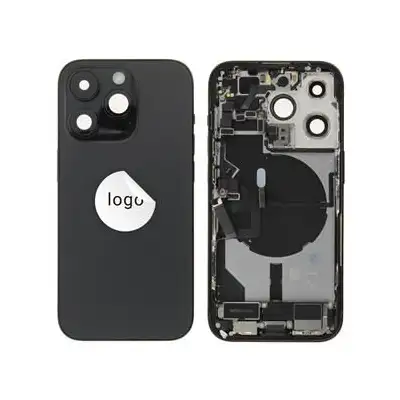 Klapka baterii (Pulled B) incl. small parts - Czarna; do iPhone 14 Pro