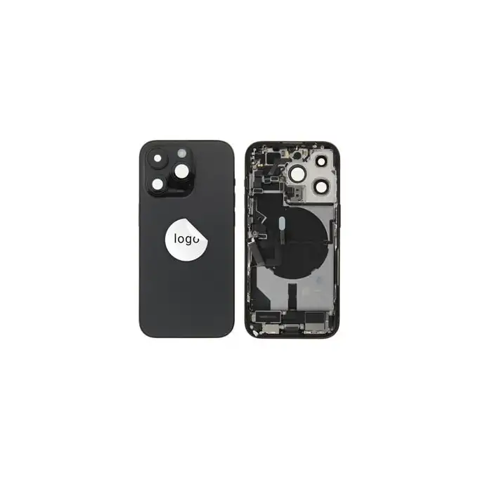 Klapka baterii (Pulled B) incl. small parts - Czarna; do iPhone 14 Pro