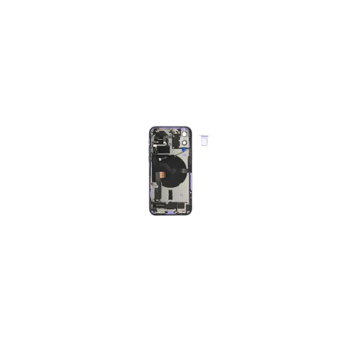 Klapka baterii (Pulled B) incl. small parts - Fioletowa; For iPhone 12