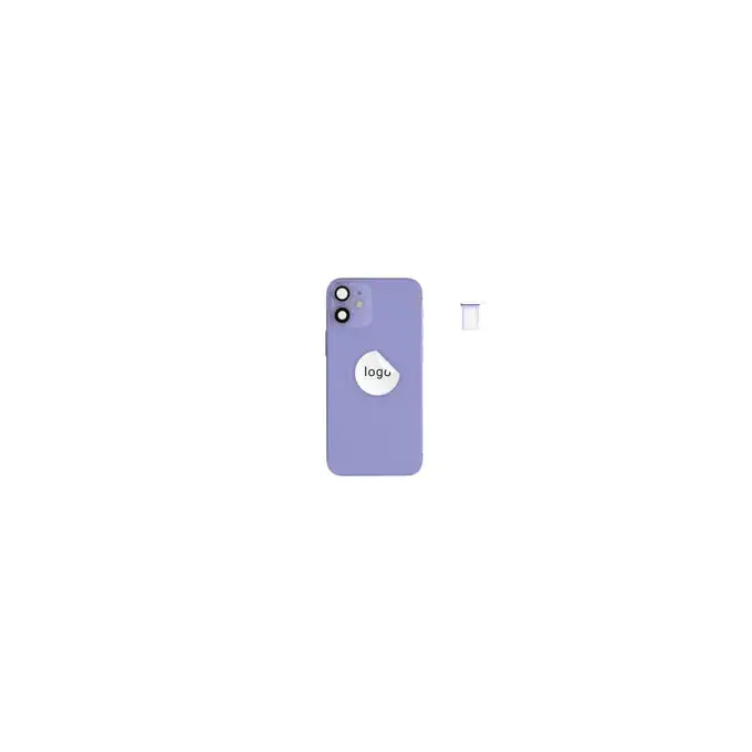 Klapka baterii (Pulled B) incl. small parts - Fioletowa; For iPhone 12 mini