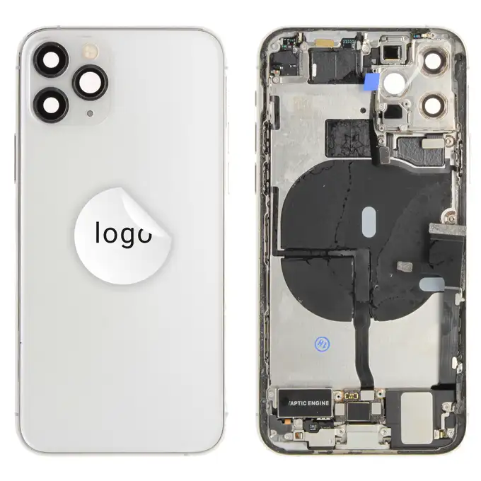 Klapka baterii (Pulled B) incl. small parts - Srebrna; For iPhone 11 Pro